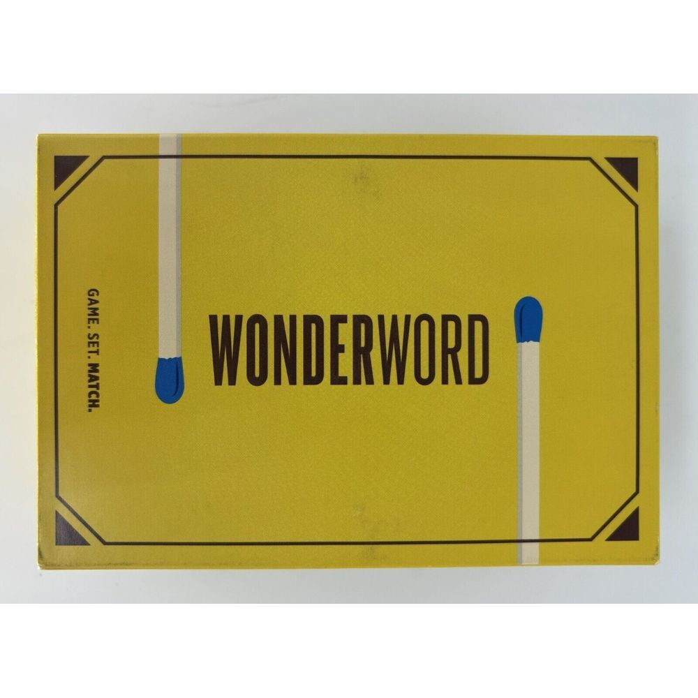Wonderword Game Inventors Party Game Game Set Match 100% Complete